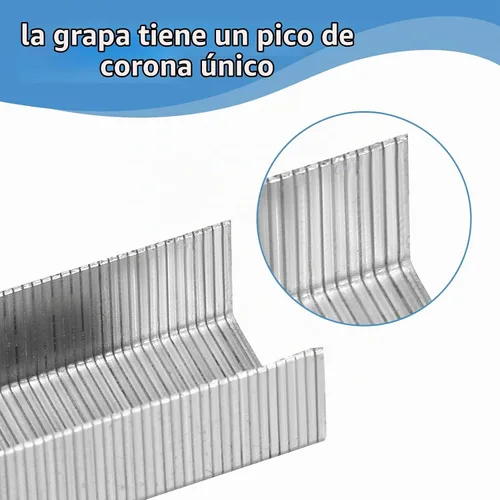 Vista 3 de B8 Crown 30,000 grapas resistentes, longitud de pierna de 1/4 de pulgada para grapadoras B8, hogar, escuela, oficina