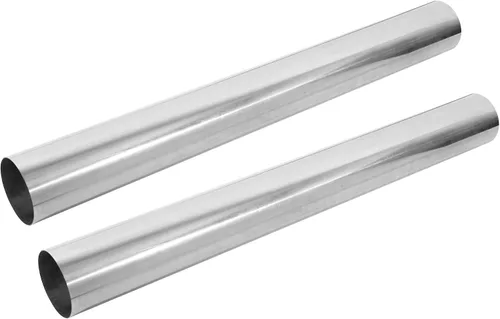 Vista 10 de X AUTOHAUX 2 unids recto 2 "OD 30" longitud DIY mandril tubo de escape 2 pulgadas tubo tubo T304 acero inoxidable ajuste universal