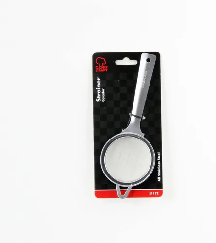 Vista 2 de Chef Craft Select Mini colador, 6.75 pulgadas de alto 2.5 pulgadas de diámetro, acero inoxidable