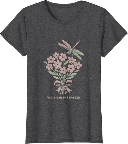 Vista 14 de Find Me In The Breeze Nature Inspired Design T-Shirt