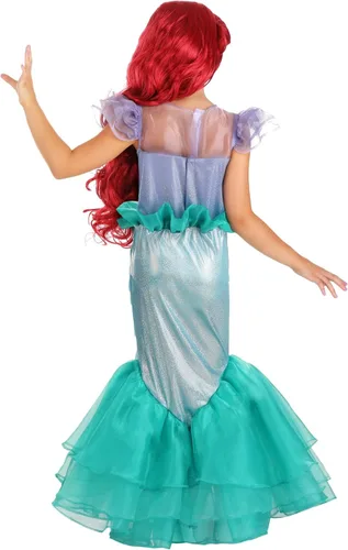 Vista 8 de Disfraz de Sirenita Ariel para niña