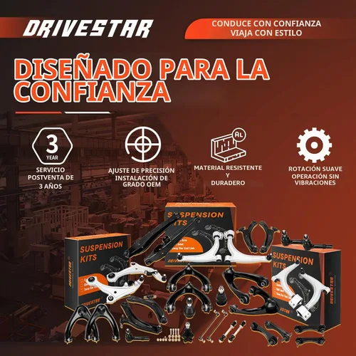 Vista 2 de RWD - Juego de barras estabilizadoras de 14 piezas, brazos de control delantero con rótulas, 2011-2017 para Chrysler 300/para Dodge Challenger