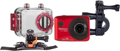 Vista 6 de Vivitar DVR786HD-RED-WM DVR 786 Full HD ActionCam