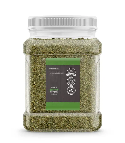Vista 5 de Birch & Meadow Paquete de hojas de albahaca, hojuelas de orégano y romero, varios tamaños, grapas de cocina, sabores salados