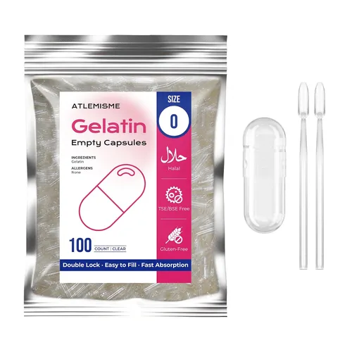 Vista 4 de Blue Size 0 Cápsulas vacías de gelatina (100 unidades) – Cápsulas de gel de relleno de bricolaje con 2 cucharas de relleno para cápsula (azul)