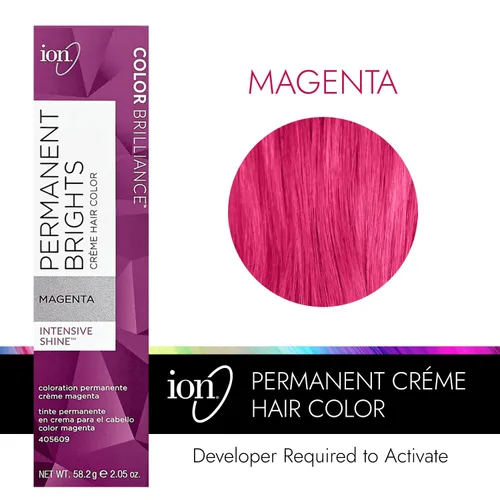 Vista 2 de Ion Permanent Brights tinte en crema para el cabello Magenta