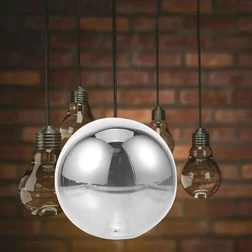 Vista 3 de OSALADI Candelabros de repuesto para lámpara de globo, cubierta de globo de vidrio de burbujas sembradas para lámpara colgante, lámpara de pared