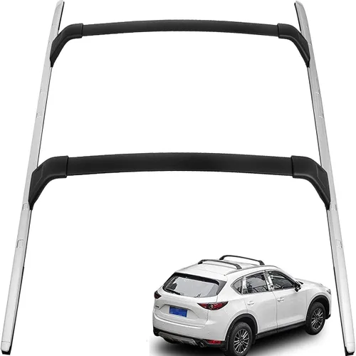 Vista 7 de ANTS PART Barras transversales para Mazda CX-5 CX5 2017-2025, necesita riel de techo Heavy Duty Aluminum Crossbar, 165LBS, Easy Install