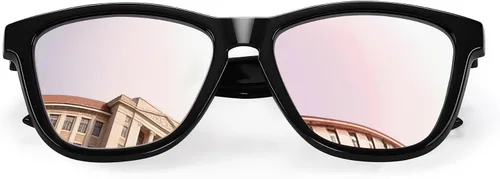Vista 20 de DANAMY Gafas de sol polarizadas para mujer y hombre, protección UV A1- rosa