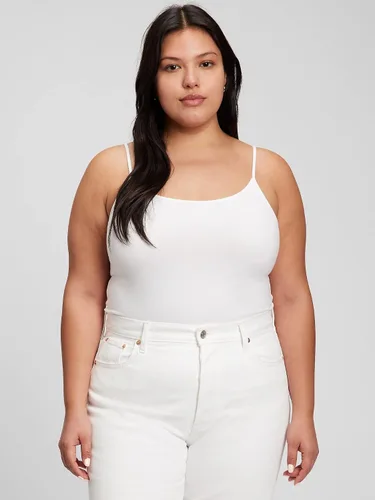 Vista 4 de GAP Camiseta de tirantes con cuello redondo para mujer, paquete de 3
