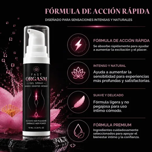 Vista 3 de Gel orgásmico rápido intenso femenino, gel excitante para ella