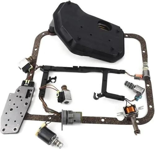 Vista 3 de Kit de solenoide de transmisión 4L60E con arnés compatible con GM 1993-2002, conjunto PWM
