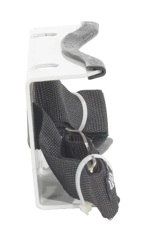 Vista 3 de Soporte especial de pared para 1 cilindro Vestil CB-W-S, acero