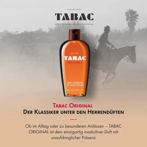 Vista 6 de Tabac Original Maurer & Wirtz Gel de baño y ducha para hombre, 16 onzas