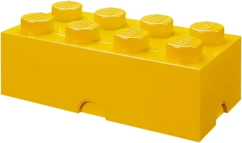 Vista 11 de LEGO Ladrillo de Almacenamiento 8 - conectores AZUL - Caja de Almacenamiento de Plástico Apilable con Tapa para Niños y Adultos, Organizador de Azul