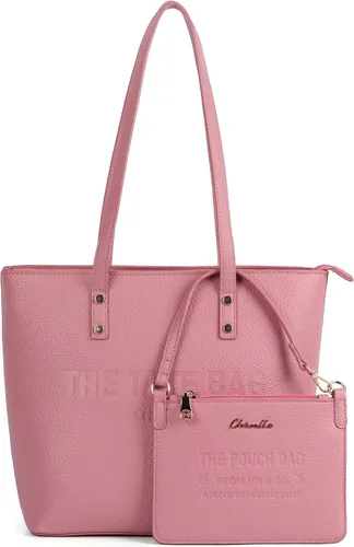 Vista 11 de Chinllo Bolso de mano para mujer, bolso mediano con asa superior