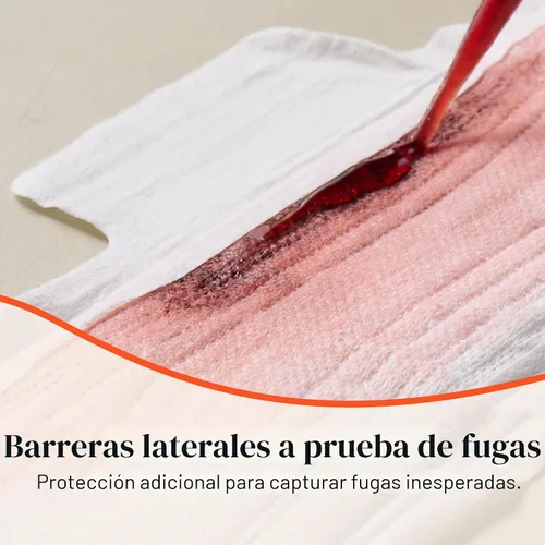 Vista 3 de Cora Almohadillas de algodón 100% orgánico (72 almohadillas para la noche)
