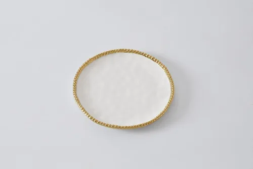 Vista 10 de Pampa Bay Plato redondo de porcelana para postre/aperitivo, color blanco