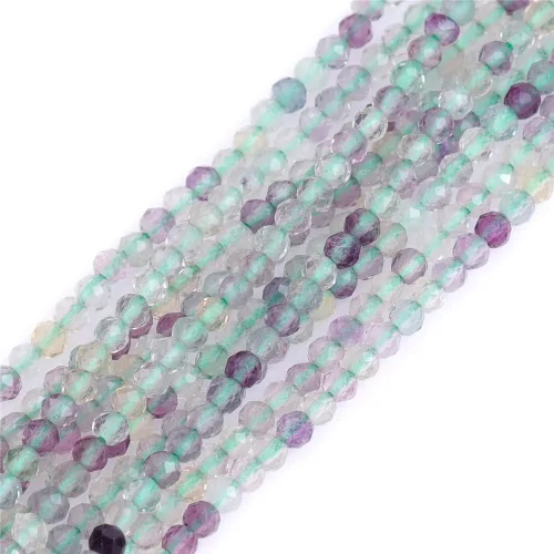 Vista 32 de GEM-Inside Cuentas espaciadoras redondas facetadas de gemas de lapislázuli azul natural semipreciosas de 2mm para hacer joyas 15