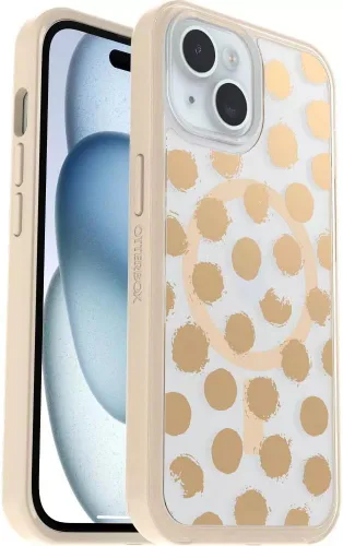 Vista 19 de OtterBox Funda Serie Symmetry+ para iPhone 16e, iPhone 15, iPhone 14 y iPhone 13 (SOLAMENTE), Se Acopla a MagSafe, Ultra-Elegante, Bordes Elevados