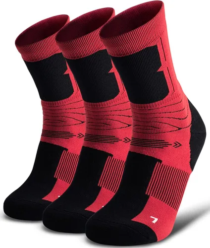 Paquete de 3 calcetines de lana merino para senderismo y caminar, cojín, de secado rápido