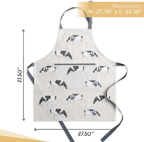 Vista 175 de Maison d' Hermine Delantales para mujer con bolsillo, 100% algodón (27.50 x 31.50 pulgadas)