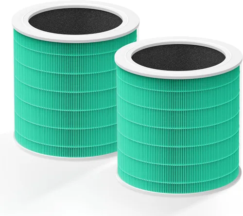 Vista 6 de Paquete de 2 filtros de repuesto para mascotas A2001 compatibles con purificador de aire A2001, filtro de carbón activado de filtración eficiente 3