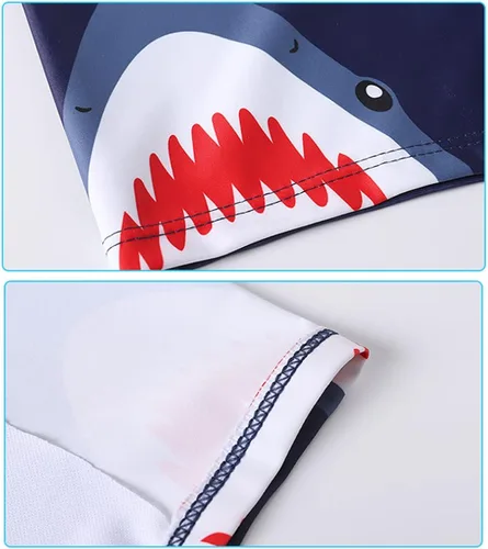 Vista 6 de NautySaurs Traje de baño para niños pequeños
