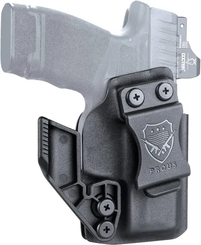 Vista 10 de PROUS Funda Kydex IWB Select para Echelon/Hellcat Pro/Hellcat, S&W Bodyguard 2.0/M&P 9/.40, Glock 17/19/43X MOS, Sig P365/P320 M17 M18, Taurus