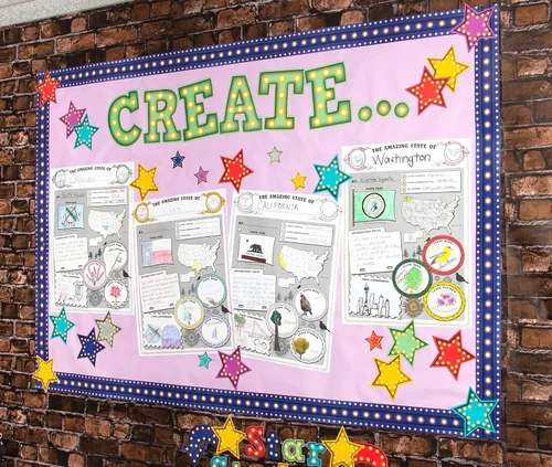 Vista 6 de Teacher Created Resources Paquete de póster Amazing State (TCR5800)