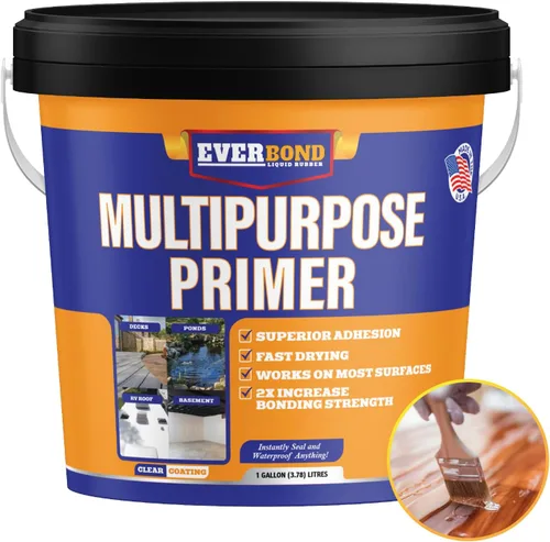 Vista 6 de Imprimación Multiusos - Impregnador para Recubrimientos de Techo - Uso en Goma EPDM, Madera, Fibra de Vidrio, Concreto y Superficies Metálicas