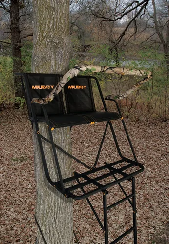 Vista 4 de Muddy Maxim - Escalera para 2 hombres, color negro