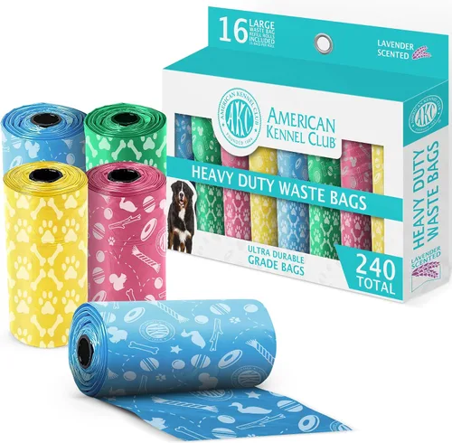 Vista 3 de American Kennel Club Bolsas surtidas para excrementos de perro