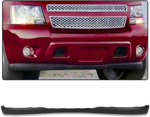 Vista 3 de G-PLUS Deflector de aire para parachoques delantero, cenefa inferior compatible con Chevy Avalanche Suburban Tahoe 2007-2013, imprimado sin paquete