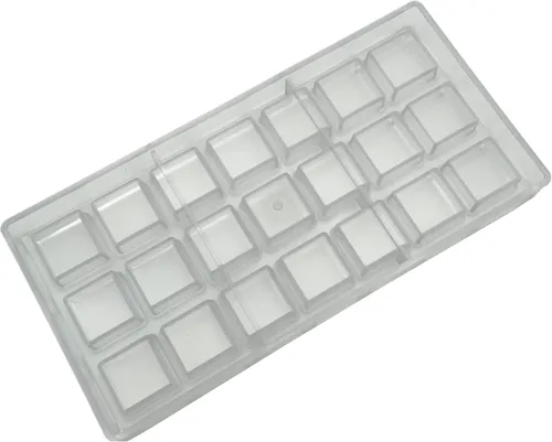 Vista 3 de Molde Cuadrado para Hacer Chocolate de Policarbonato Molde DIY de Chocolate 21 Cavidades Moldes para Dulces y Cubitos de Hielo