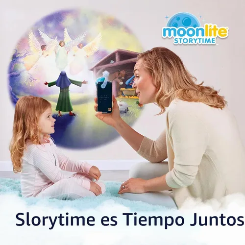 Vista 2 de Moonlite Juego de iniciación Storytime: proyector y 4 historias bíblicas Learning Gift for Children Ages 1 Year and Up, Ideal for Bedtime