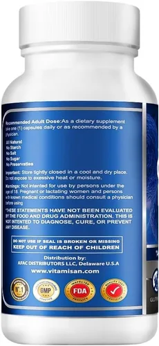 Vista 4 de VITAMISAN 4 Celulas Madres Stemcells Celula AFA Blue Green Algae - Aphanizomenon Flos-aquae -Anti-Envejecimiento 240 Cápsulas