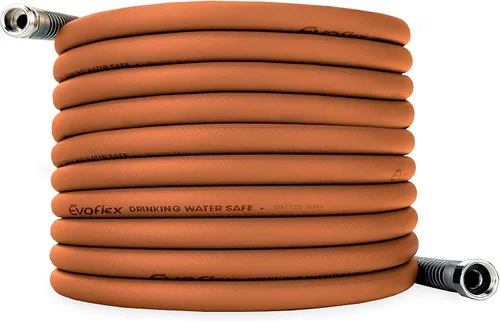 Vista 6 de Camco EvoFlex - Manguera de agua de 25 pies – Manguera de agua potable para autocaravana no contiene plomo, sin BPA ni ftalatos, diseño flexible