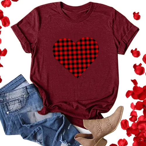 Vista 2 de Camisetas atléticas de algodón para mujer con estampado de girasol, cuello redondo, manga corta, túnica