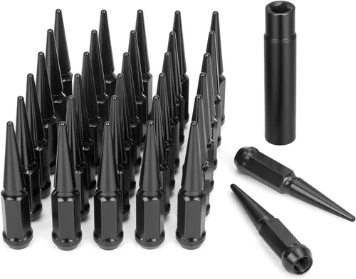 Vista 11 de Dynofit Tuercas de Orejeta con Picos 9/16-18 Compatibles con Dodge Ram 1500 2500 3500 1994-2011, 32pcs Tuercas con Picos de Estilo de Una Pieza
