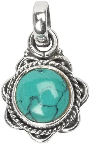 Vista 5 de Collar con colgante de plata de ley 925 con piedras preciosas naturales hechas a mano, regalo de Navidad