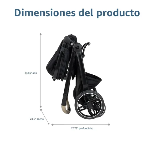 Vista 14 de Maxi-Cosi Zelia Pro - Sistema de viaje 5 en 1 con asiento de automóvil Mico Pro y cochecito de bebé, asiento reversible, ruedas grandes, mango