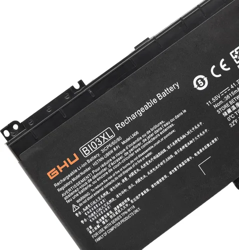 Vista 3 de GHU BI03XL ON03XL - Batería de repuesto para HP Pavilion x360 13-U M3-U Stream 14-AX, compatible con HSTNN-UB6W