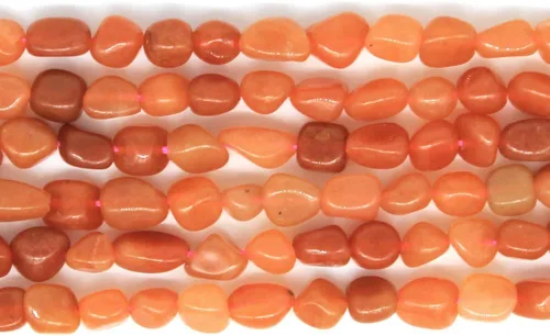 Vista 14 de MJDCB Cuentas de piedra de forma irregular natural de 8-10 mm, turquesa de África, piedras preciosas para sanación energética, para hacer joyas