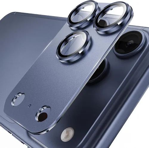 Vista 27 de YWXTW Protector de lente de cámara de vidrio templado para iPhone 14 Pro Max, protección de cobertura completa 3D, tecnología de círculo nocturno