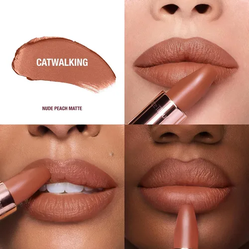 Vista 2 de Charlotte Tilbury Matte Revolution Lápiz labial - Lápiz labial mate de larga duración, con color acumulable e ingredientes que cuidan los labios