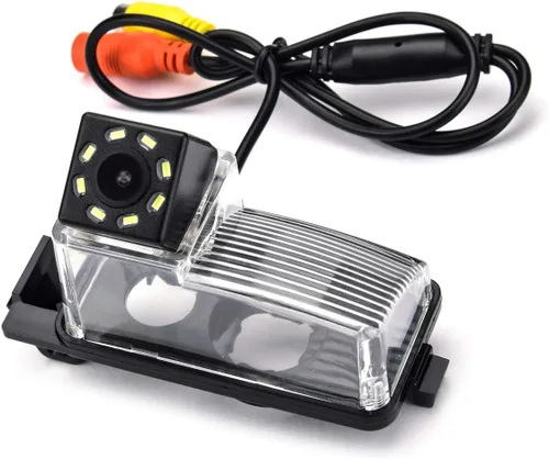 Vista 7 de Cámara de visión trasera de coche de ángulo ajustable de 12 LED para Nissan Tiida/Versa Hatchback/Grand Livina/Pulsar/Fairlady Z y cámara