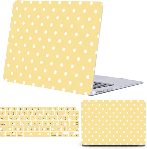 Vista 19 de Funda rígida de plástico para MacBook Air de 15 pulgadas y cubierta Mármol de oro beige
