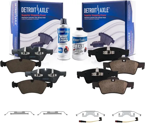 Vista 115 de Detroit Axle - Pastillas de freno para Avalanche Express Suburban Savana Yukon XL 1500 Chevy Tahoe GMC Cadillac Escalade, Pastillas de freno