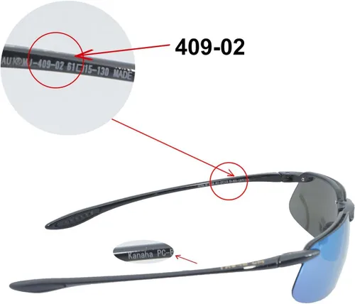 Vista 5 de Walleva Lentes de repuesto para gafas de sol Maui Jim Kanaha, múltiples opciones disponibles